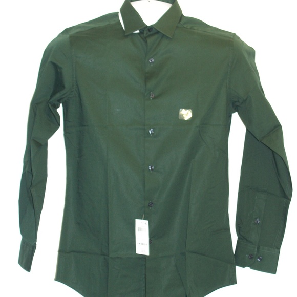 forest green dress shirt
